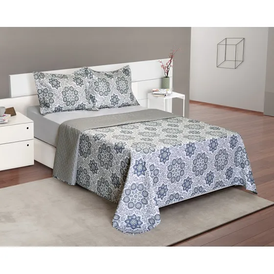 Cubrecama Quilt Cover 1 1/2 Pza Patchwork C/ Funda 6 Modelos
