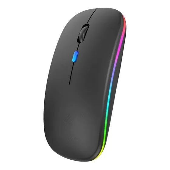 Sem Fio, Sem Esforço: Mouse Bluetooth 5.1 + Usb Recarregável