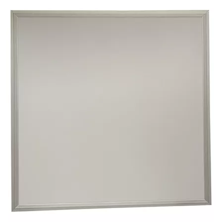 6 Pz Panel Led 60x60cm 48w Para Falso Plafon O Flotante Ml Color Marco Plateado Luz Fria 6500k