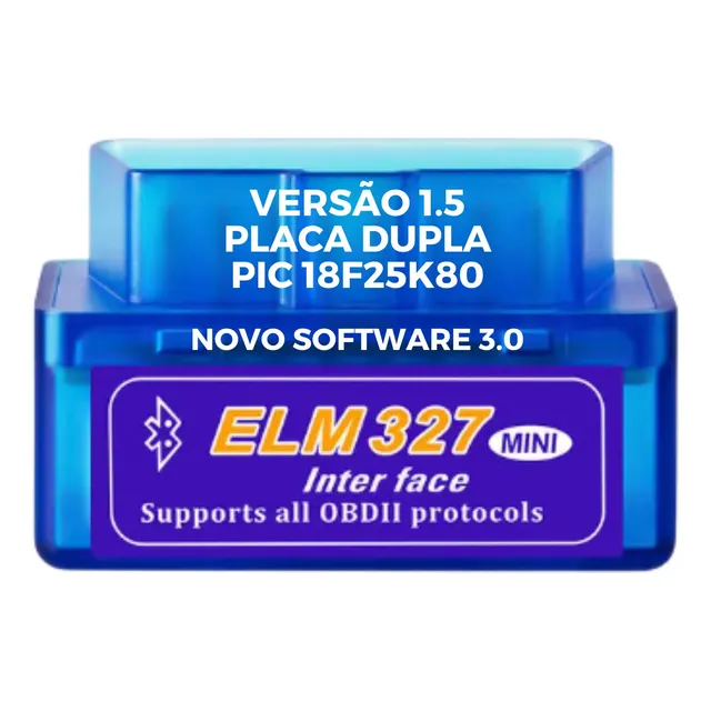 Scanner Automotivo Obd2 Placa Dupla V1.5 Elm327 Pic 18f25k80