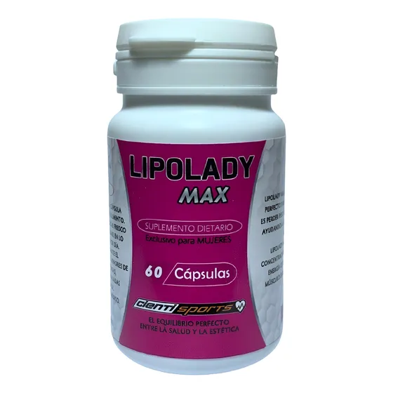 Lipolady Max Potente Quemador De Grasa Unico Para La Mujer