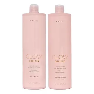 Braé Kit Glow Shine Shampoo 1 Litro + Condicionador 1 Litro Braé Kit Glow Shine Shampoo 1 Litro + Condicionador 1 Litro
