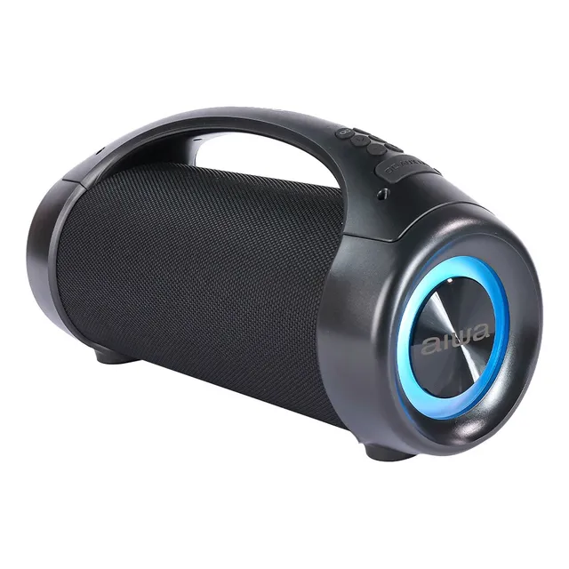 Bocina Inalámbrica Aiwa True Wireless Aws600bt Color Negro