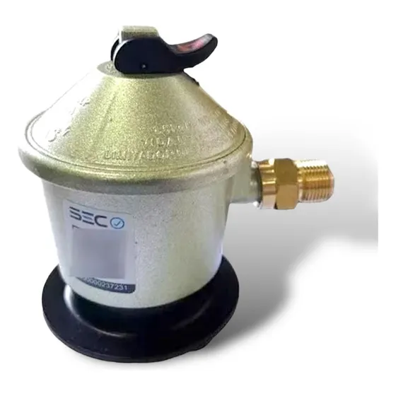 Regulador De Gas Con Valvula De Seguridad 3/8'' Sercogas