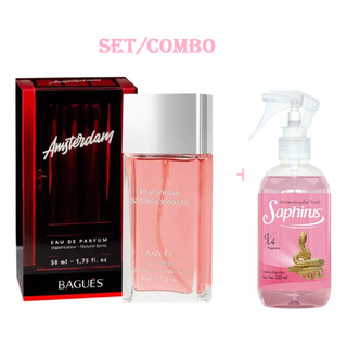 Perfume Set/combo Amsterdam + Perfume Textil Xs Femenino Edp Perfume Set/combo Amsterdam + Perfume Textil Xs Femenino Edp