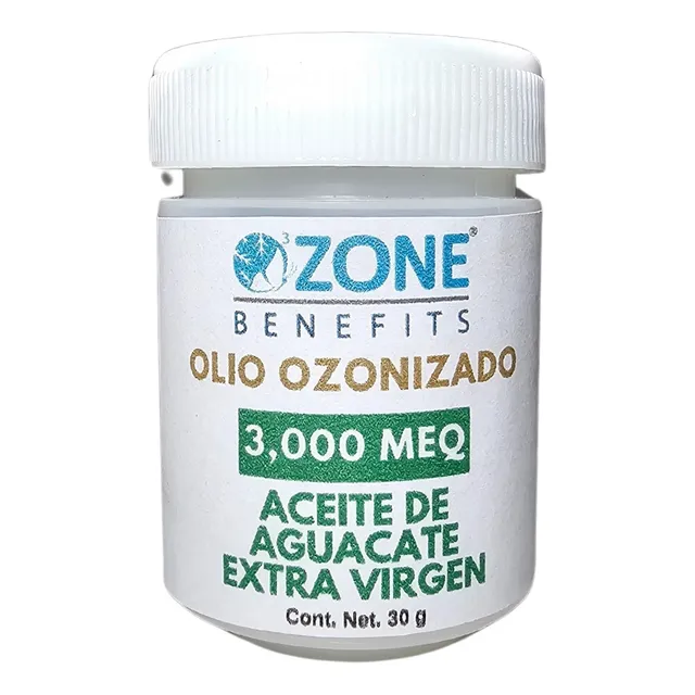 Aceite Ozonizado De Aguacate 3,000 Meq - 30 G Tarro Plastico