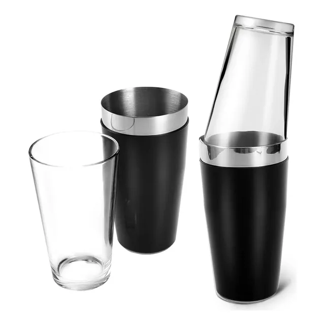 Cocteleras Con Forro  Negro Y Rojo 