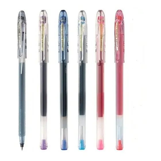 Lápices Gel Pilot Super Gel 6 Unidades | Cuotas sin interés