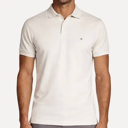 Polo Aramis Masculina Basic Piquet Mono Areia Areia L/g