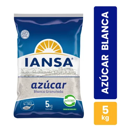 Azúcar Blanca Iansa 5 Kg