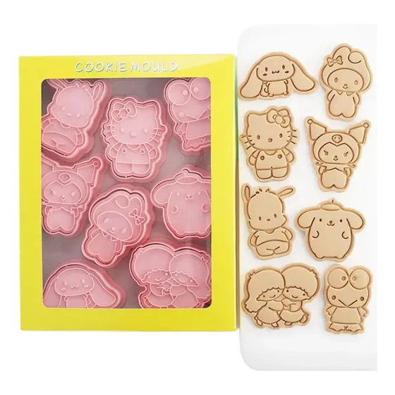 Set Cortadores De Fondant Galletas Hello Kitty