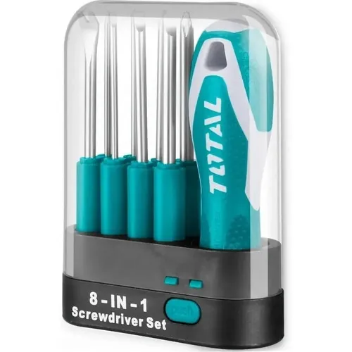 Set Juego Destornilladores Punta Intercambiable 9 Pcs Total