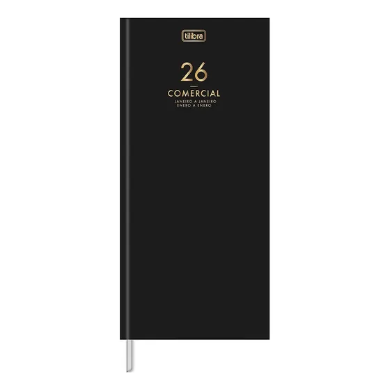 Agenda Comercial 2026 Costurado 208 Fls M8 Tilibra