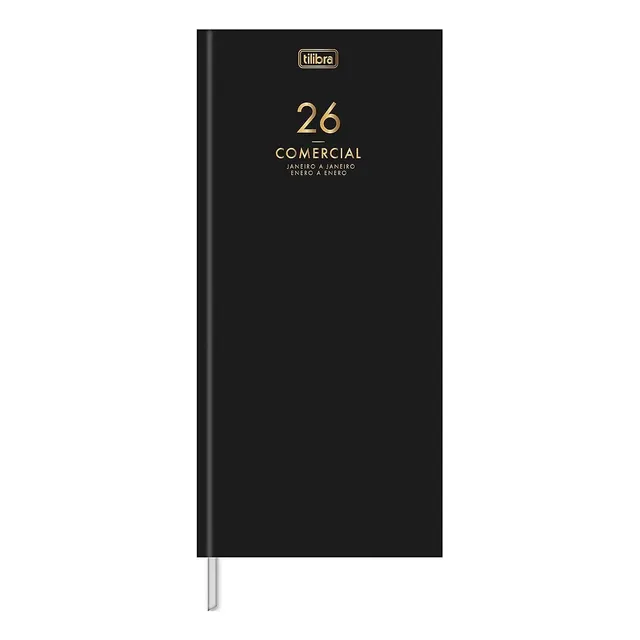 Agenda Comercial 2026 Costurado 208 Fls M8 Tilibra