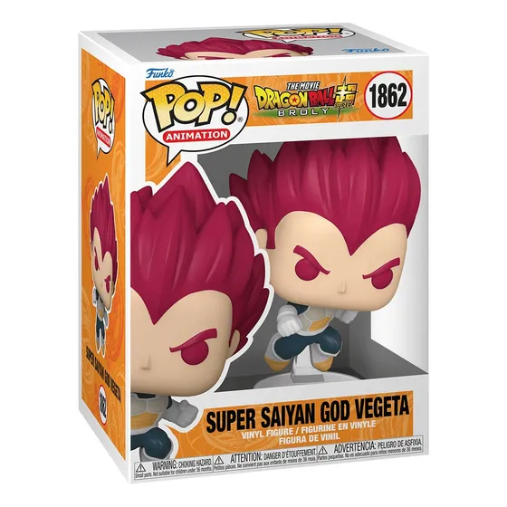 Funko Pop! Dragon Ball Super Broly Super Saiyan God Vegeta #1862