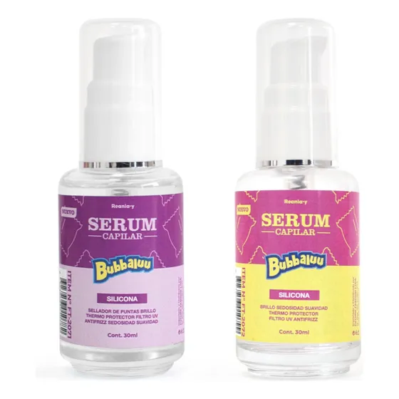 Serum Aceite Reparador Para Cabello Bubbaluu Termoprotector