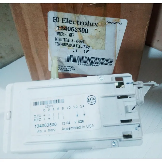 Timer Para Lavadora Electrolux 134063500