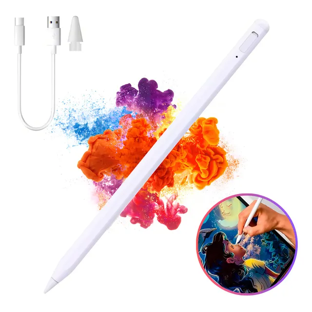 Caneta Stylus Com Palm Rejection Compatível Ios-android-win