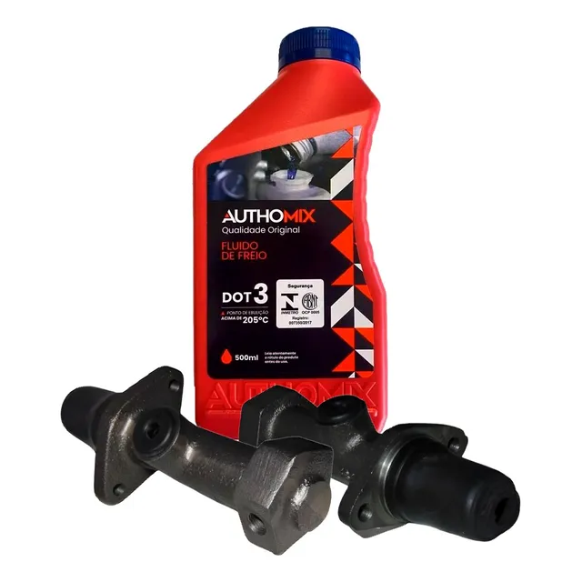 Kit Cilindro Mestre + Fluido Freio Trator Massey Ferguson