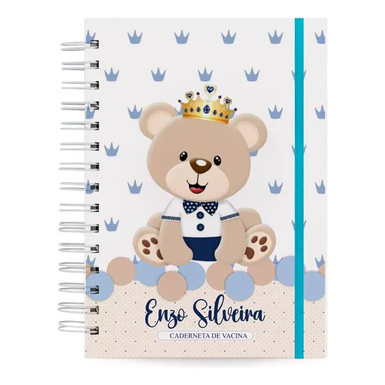 Caderneta De Saúde Menino Infantil Personalizada Atualizada