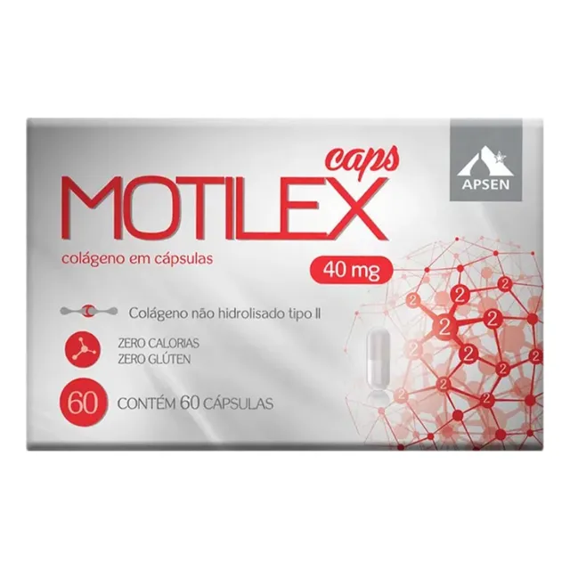 Motilex Caps Colágeno Tipo 2 Não Hidrolisado C/60 Cápsulas