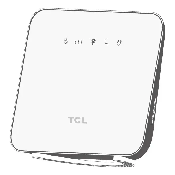 Router 4g Con Base Celular Antel, Claro, Movistar Electrocom Color Blanco