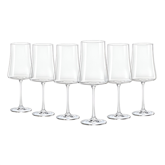 Jogo 6 Taças Cristal Titanium Vinho Tinto 360ml Xtra Bohemia Cor Incolor Luxo Crystal Somm... Jogo 6 Taças Cristal Titanium Vinho Tinto 360ml Xtra Bohemia Cor Incolor Luxo Crystal Somm...