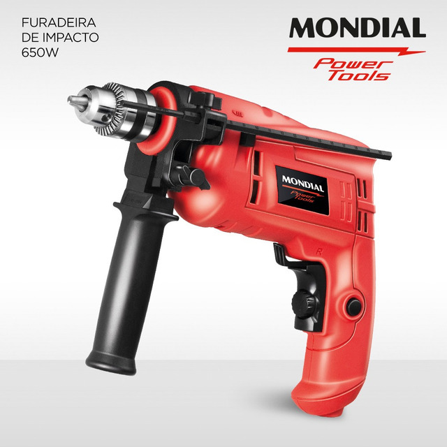 Furadeira De Impacto Mondial 650w Nffi-07 Furadeira De Impacto Mondial 650w Nffi-07
