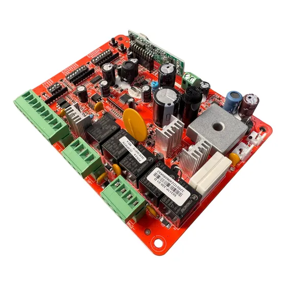 Tarjeta Para Pistones Merik Power 230 Pc170 Color Rojo