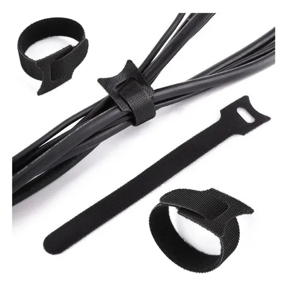 50x Presilha 15cm Fita Abraçadeira Cabos Chicote Fios 
