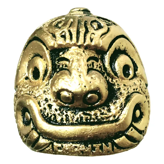 Cabeza Clava - Cultura Chavín - Imitación En Yeso - 7cm
