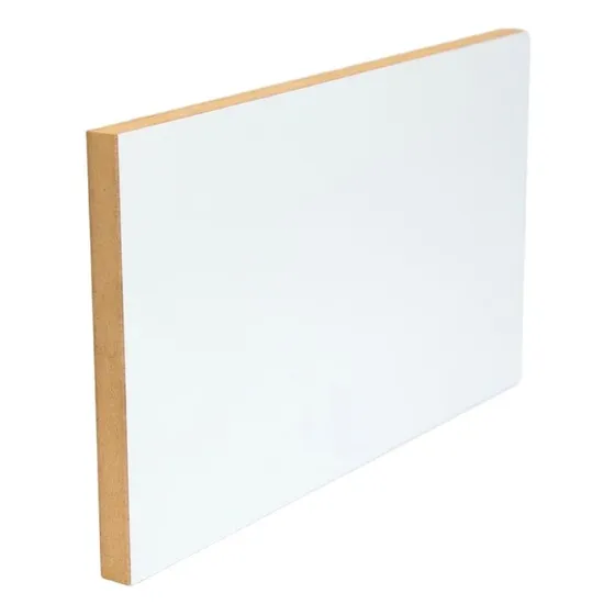 Mdf Branco Cortado 100  X  100        15 Mm   Com Acabamento