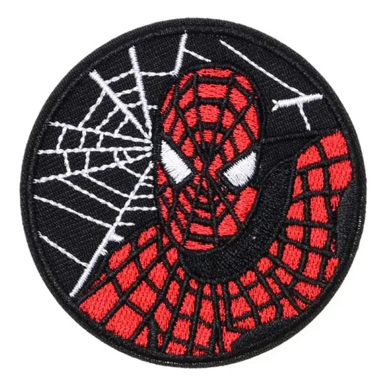 Parche Bordado Ropa Hombre Araña Niños Adherir Con Plancha