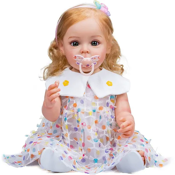 Reborn Bebe Niña Real, Cuerpo Lavable Silicona Vinilo Bebes