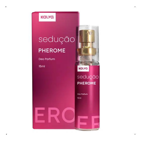 Perfume Feminino Com Feromônio Sensual Ativa Pheromonio Sedução Cheiroso Aroma Fantasy 15ml Kalya