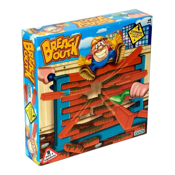 Juego De Mesa Breack Out Pared Muro Ditoys 1194