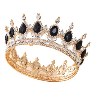 Ch Tocado De Boda Con Corona De Novia Barroca Redonda Con Ch Tocado De Boda Con Corona De Novia Barroca Redonda Con