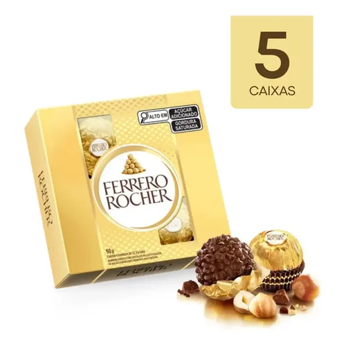 Chocolate Ferrero Rocher 12 pcs Ferrero avelã caixa 150 g 121212 u