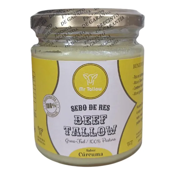 Sebo De Res Sabor Curcuma De Pastura Keto Low Carb Mrtallow
