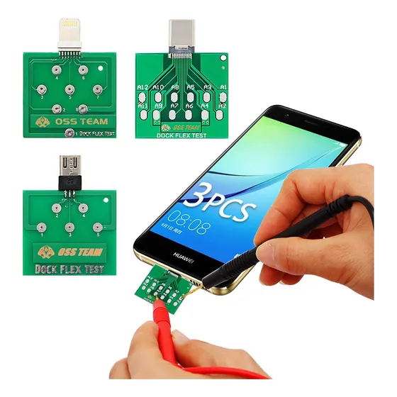 Probador Tester Flex Compatible Con iPhone Android / Diodo