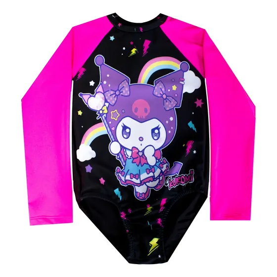 Traje De Baño De Kuromi Manga Larga 3