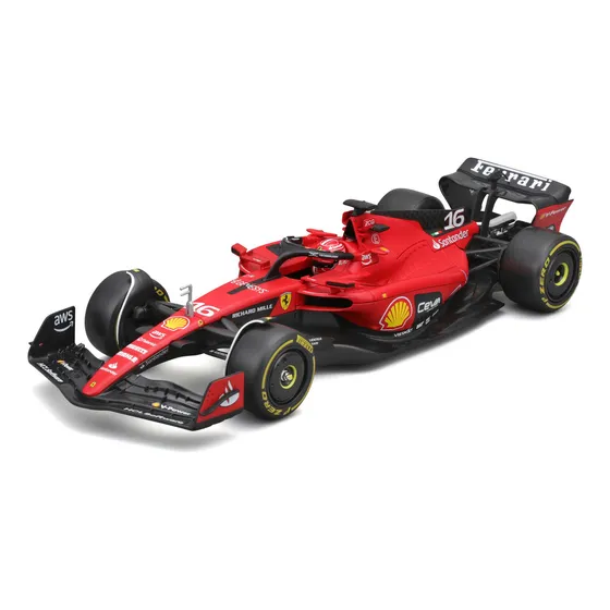 Auto Bburago F1 Ferrari Sf-23 2023 a Escala 1:24 - Leclerc #16