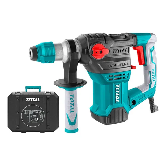 Taladro Rotomartillo Sds Plus1500w Industrial Total Color Turquesa Frecuencia 50 Hz/60 Hz 110V - 120V