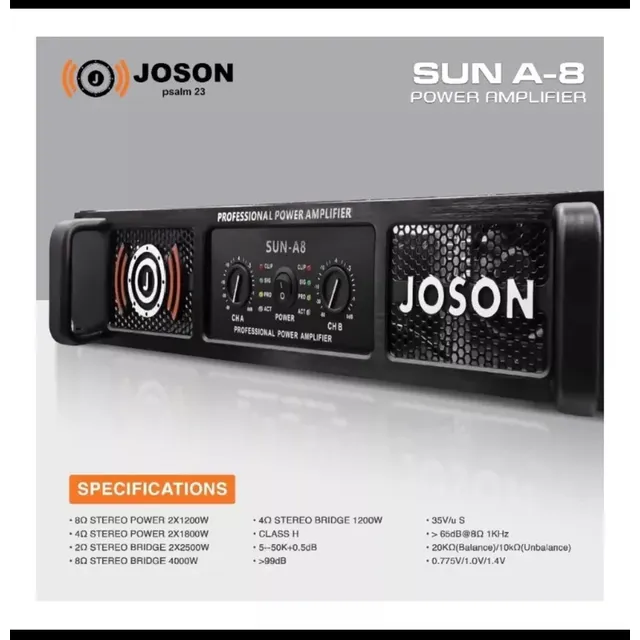 Power Amplificador Jonson A8 Nuevos