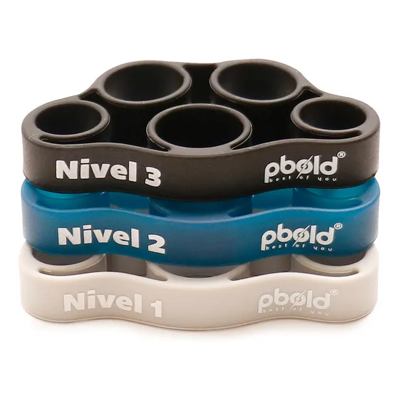 Bandas De Resistencia Ejercitador De Dedos Entrenador De Fuerza Ligas Elásticas Entrenamiento Extensoras Expansión Antebrazo Para Dedos Ejercicio Trepador Guitarra Músicos Atletas Kit X 3 Pbold