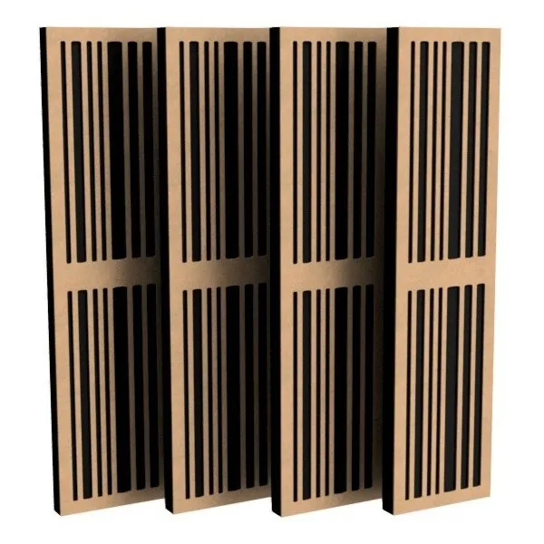 Panel Acústico Elementi D1 4pz A Difusión, Absorción Sonido