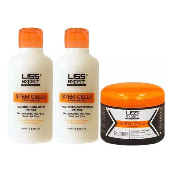 Kit Shampoo + Acondicionador + Progresivo Liss Expert 250ml