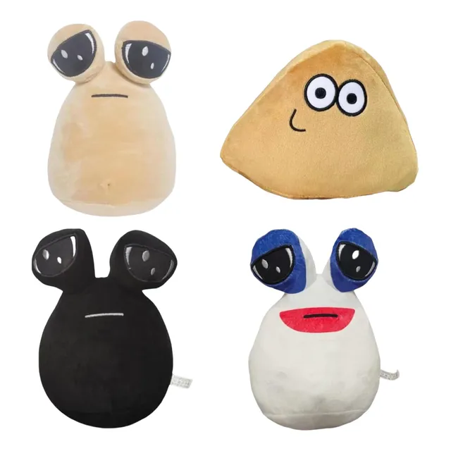 4pcs Sin Emoción Alien Pou Furdiburb Muñeco Peluches Juguete