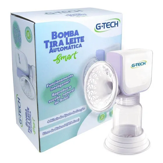 Bomba Extratora Tira Leite Materno Elétrica Smart G-Tech