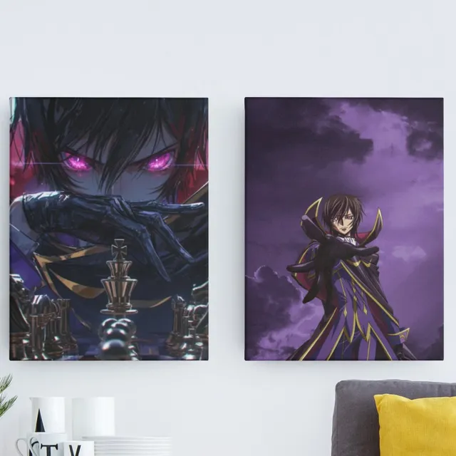 Code Geass - Placa E Quadro Decorativo 20x28